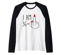 I Am 36 Plus 1 majeur pour un 36e anniversaire pour femme Manche Raglan