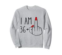 I Am 36 Plus 1 majeur pour un 36e anniversaire pour femme Sweatshirt