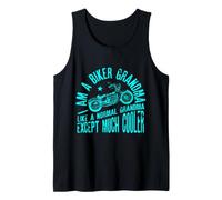 I Am A Biker Grandma Phrase de Moto pour Femme Motard Débardeur
