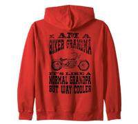 I Am A Biker Grandma Phrase de Moto pour Femme Motard Sweat à Capuche
