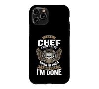 I Am A Chef Funny Cooking I Don't Stop Design Coque pour iPhone 11 Pro