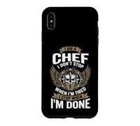 I Am A Chef Funny Cooking I Don't Stop Design Coque pour iPhone XS Max