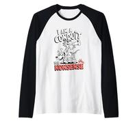 I Am A Conduit for Nonsense Funny Lizard Dog Family Manche Raglan