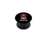 I Am A Firefighter Dad Fireman Firefighters Lovers PopSockets PopGrip Adhésif