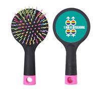 I Am A LGBT Brosse à cheveux démêlante Arc-en-ciel Art déco