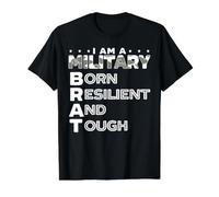 I Am A Military Brat Veteran Soldier Militaire Enfant T-Shirt Graphique avec Valeur