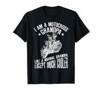 I Am A Motocross Grandpa Phrase Vintage pour Hommes T-Shirt