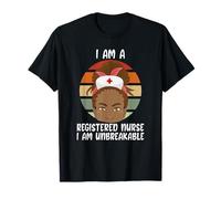 I Am A Registered Nurse I Am Inbreakable Proud Black Nurse T-Shirt
