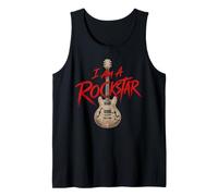 I Am A Rockstar Guitare électrique Vintage Rock'n Roll Débardeur