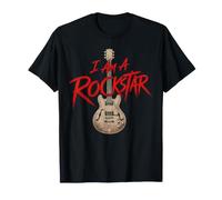 I Am A Rockstar Guitare électrique Vintage Rock'n Roll T-Shirt