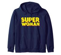 I Am A Super Woman Graphique de Super-héros Fantaisie Sweat à Capuche
