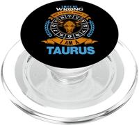 I Am A Taurus Astrology Zodiac Horoscope April May Birthday PopSockets PopGrip pour MagSafe