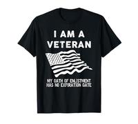 I am A Veteran My Oath Has No Expiration Men's Veteran T-Shirt