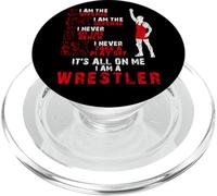 I Am A Wrestler Wrestling Inspiration Funny for Wrestlers PopSockets PopGrip pour MagSafe