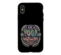 I Am A Yoga Instructor Coach Bien-être en Pleine Conscience Coque pour iPhone X/XS