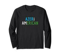 I Am Azeri American - Azerbaijan et America Pride Manche Longue