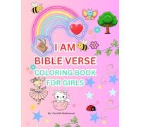 I AM Bible Verse Coloring Book For Girls: Perfect Christian Faith affirmations for young girls