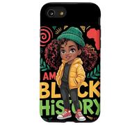 I Am Black History Fille Afrocaribéenne Carte Afrique Coque pour iPhone SE (2020) / 7/8