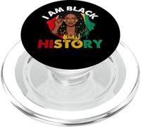 I Am Black History - Mois de l'histoire des Noirs | African Roots PopSockets PopGrip pour MagSafe