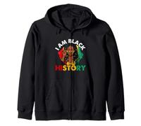 I Am Black History - Mois de l'histoire des Noirs | African Roots Sweat à Capuche