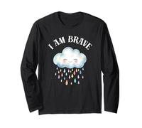 I AM Brave Cloud Mignon Cadeau pour Bravery Manche Longue