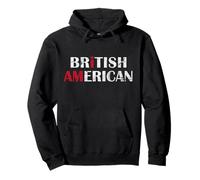 I Am British American - Britain and America Pride Sweat à Capuche
