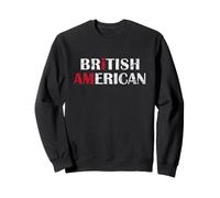 I Am British American - Britain and America Pride Sweatshirt