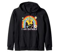 « I am Capable, I Trust Myself, Positive Afirmations Saying » Sweat à Capuche