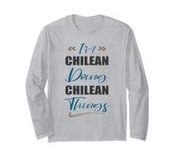 I am Chilean Doing Chilean Things Funny Chili Lover Manche Longue