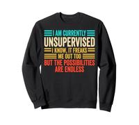 I Am Currently Unsupervised I Know It Freaks Me Out Too Sweatshirt