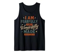 I Am Fearfully and Wonderfully Made Psaum 139 14 Verset Débardeur