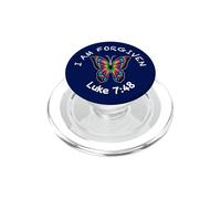 I AM Forgiven Luke 7:48 Citation de la Bible Dieu pardonne Christian PopSockets PopGrip pour MagSafe