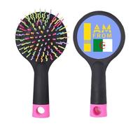 I Am From Algeria Brosse à cheveux démêlante Art Déco Fashion Salon Base Coussin