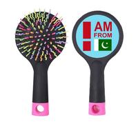 I Am From Pakistan Brosse à cheveux démêlante Art Déco Base coussin