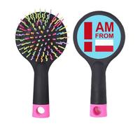 I Am From Poland Brosse à cheveux démêlante Art Déco Base coussin