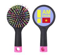 I Am From Vietnam Brosse à cheveux démêlante Art Déco Fashion Salon Base Coussin