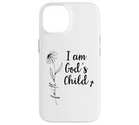 I Am Gods Child Sign,Children of God Faith I Am God's Child Coque pour iPhone 14