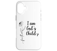 I Am Gods Child Sign,Children of God Faith I Am God's Child Coque pour iPhone 16 Plus