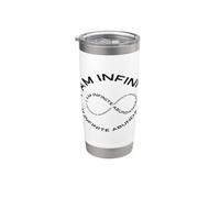 I Am Infinite Abundance | Design d'affirmation positive Gobelet isotherme en acier inoxydable double paroi