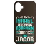 I Am Israel Seed of Abraham Isaac and Jacob Citation Israélite Coque pour iPhone 16 Plus
