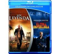 I Am Legend (Will Smith) / Omega Man (Charlton Heston) 2-Movie Apocalypse Blu-ray Collection [Spanish Artwork] English & Spanish Audio & Subtitles