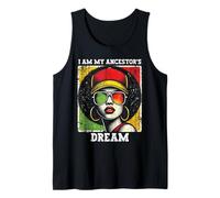I Am My Ancestor's Dream Black Empowerment Afro Woman Pride Débardeur