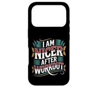 I Am Nicer After Workout Gym Exercise Fitness Mood - Coque pour iPhone 17 Pro