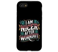 I Am Nicer After Workout Gym Exercise Fitness Mood - Coque pour iPhone SE (2020) / 7/8
