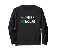 I Am Nigérian American - Nigeria et America Pride Manche Longue