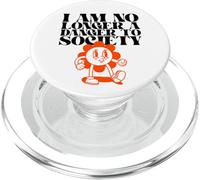 I Am No Longer A Danger to Society (Graphique Amusant) PopSockets PopGrip pour MagSafe