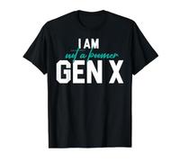 I Am Not A Boomer Silent Generation Xers Gen X T-Shirt Graphique avec Valeur, Homme, Noir, S