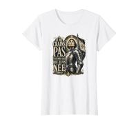I Am Not Afraid I Was Born to Do This Jeanne d'arc Français T-Shirt Graphique avec Valeur
