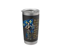 I Am Not Afraid. I Was Born To Do This. Jeanne d'Arc française Gobelet isotherme en acier inoxydable double paroi