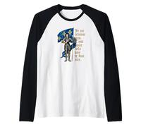 I Am Not Afraid. I Was Born to Do This. Jeanne d'arc française Manche Raglan